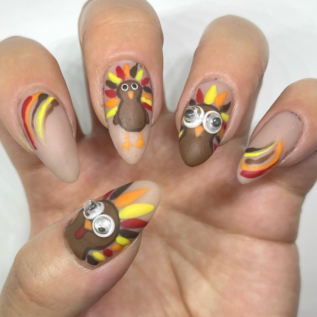 15 Simple Turkey Nail Ideas Anyone Can Do