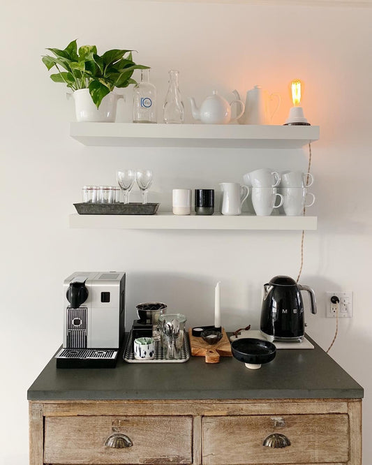 18 Coffee Bar Kitchen Ideas That Upgrade Any Kitchen