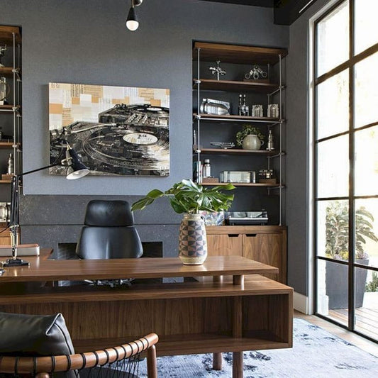 16 Simple Masculine Office Ideas