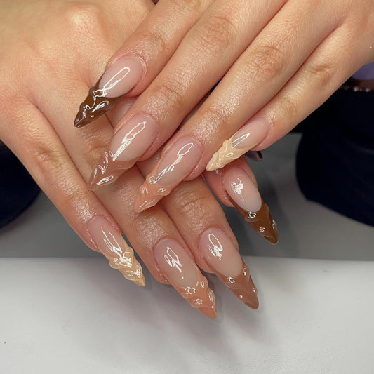 16 Tan Nail Ideas Nail Artists Recommend