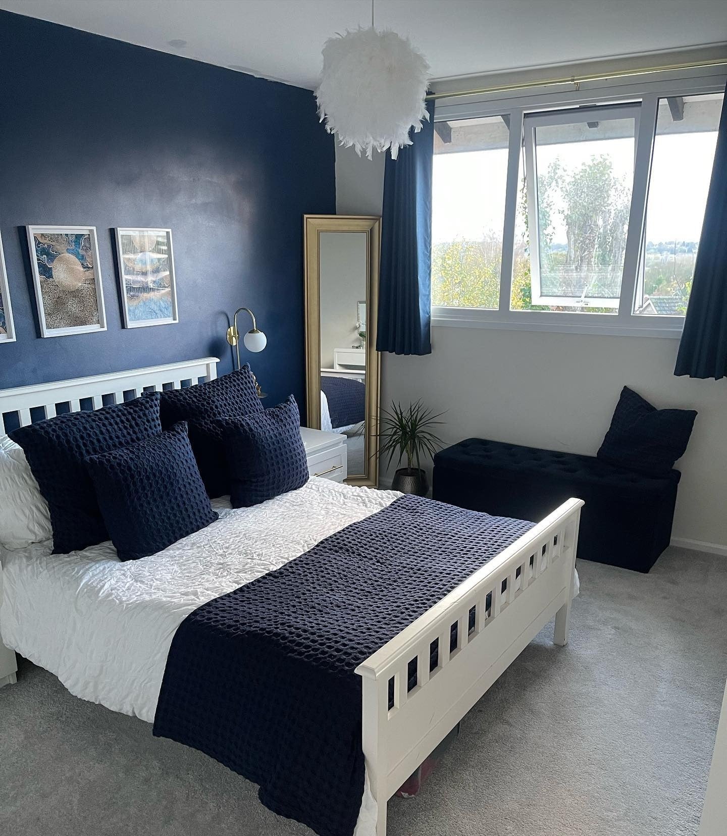 16 Dreamy Navy Blue Grey Bedroom Ideas – Pixelify