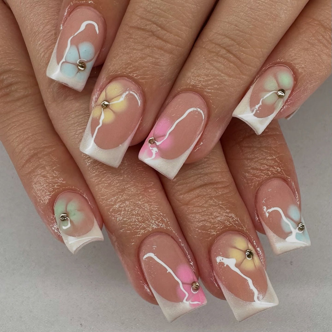 16 Timeless Square French Tip Nails for 2026