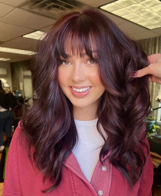 9 Red Brown Hair Color Styles for Medium Cuts