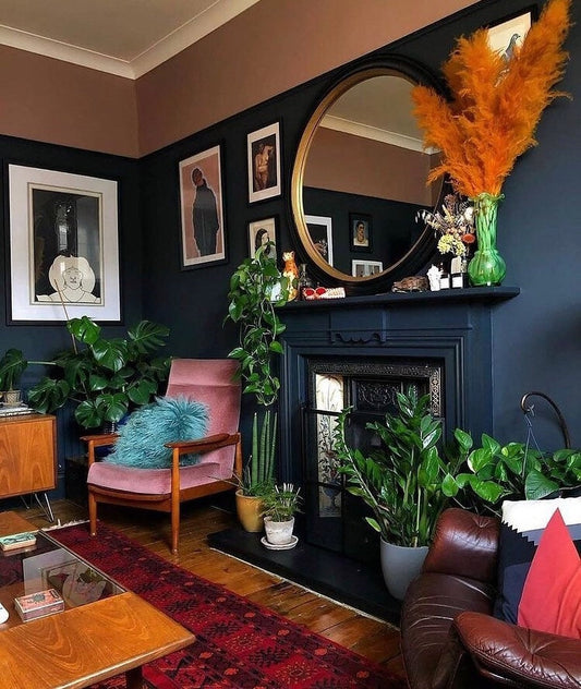 15 Stylish Black And Blue Living Room Decor Ideas