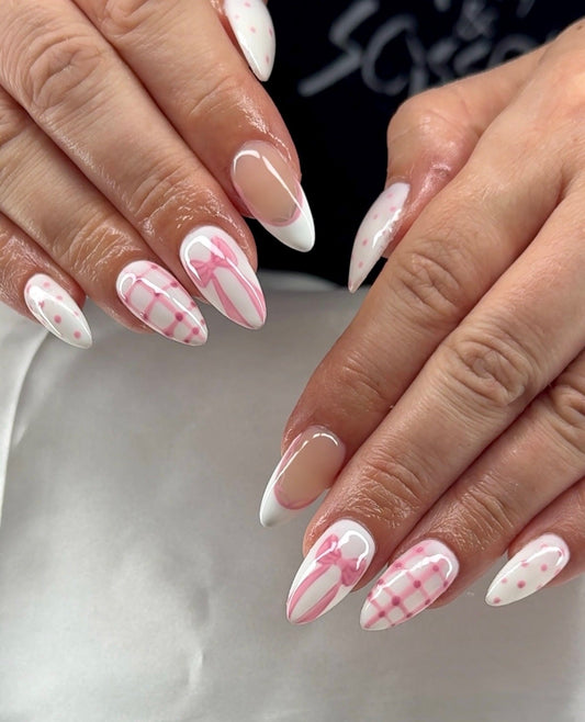 16 Gorgeous Pink And White Nail Ideas