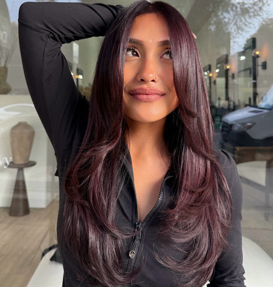 18 Beautiful Cherry Cola Hair Color Looks