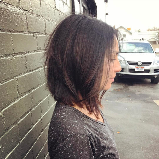16 Angled Lob Haircut Choices That Refresh Your Look