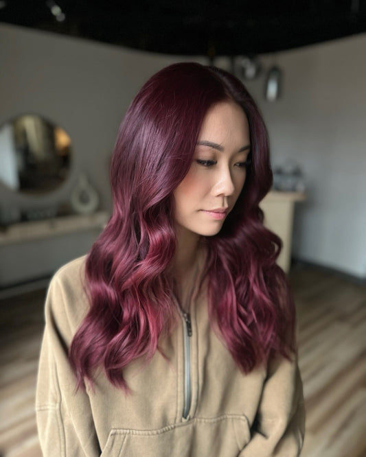 16 Chic Dark Burgundy Hair Color Looks