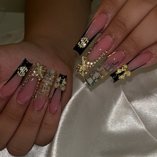 15 Trendy Money Nail Ideas