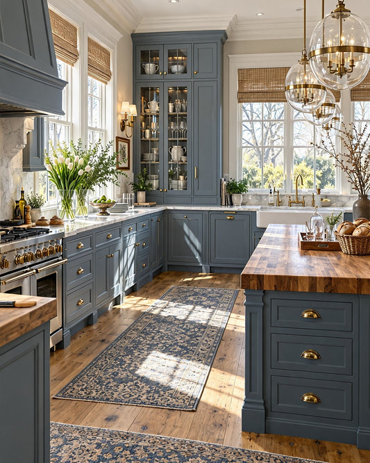 17 Dreamy Gray And Blue Kitchen Ideas