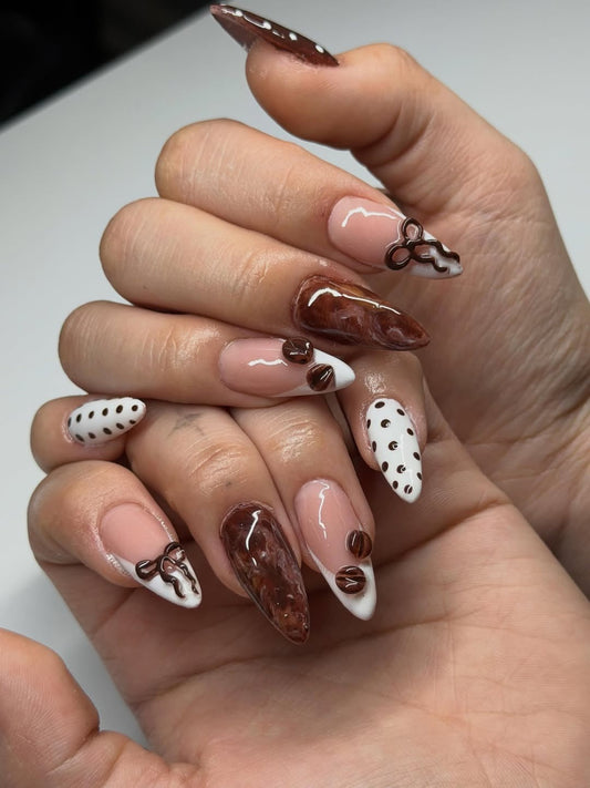 16 Rich Coffee Color Nail Ideas You'll Adore