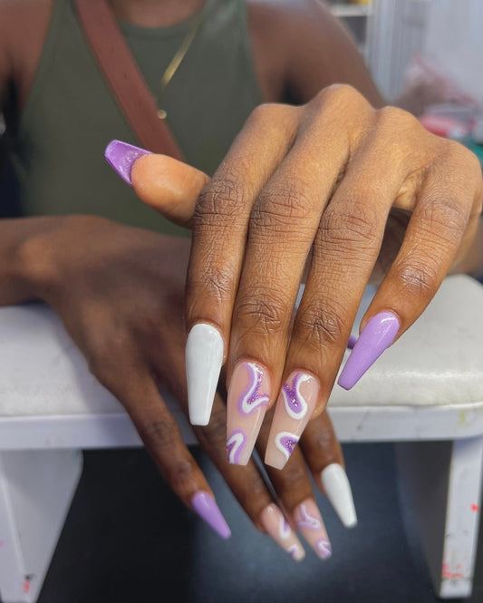 16 Stunning Purple Coffin Nail Ideas 2026