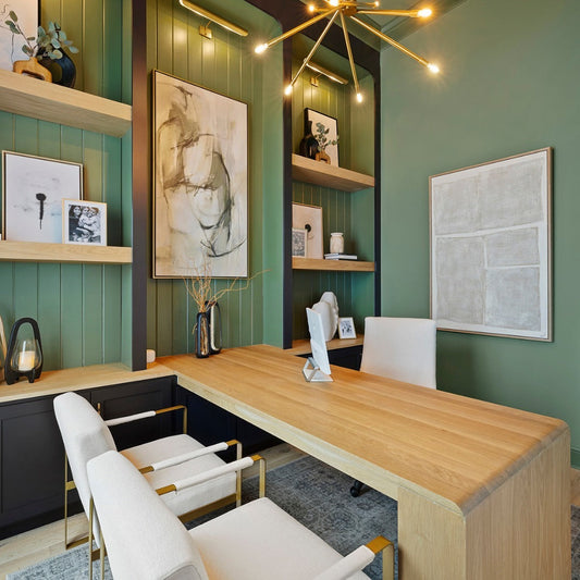17 Stylish Green Wall Office Ideas for Modern Interiors