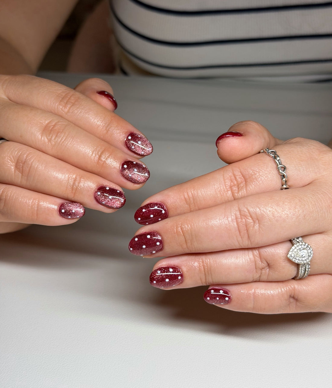 18 Glamorous Maroon Color Nail Ideas