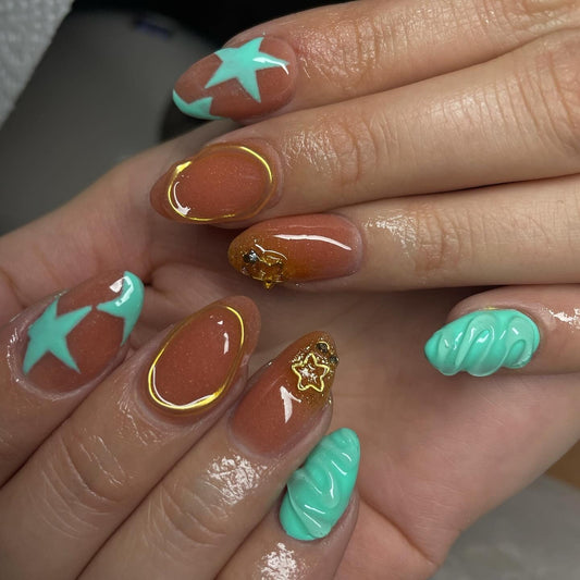 17 Turquoise Nail Ideas for Effortless Elegance