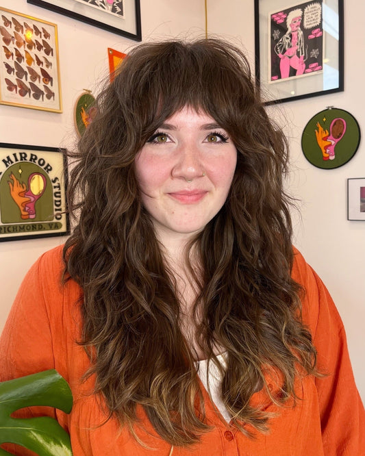 16 Stylish Wavy Hair with Bangs Ideas