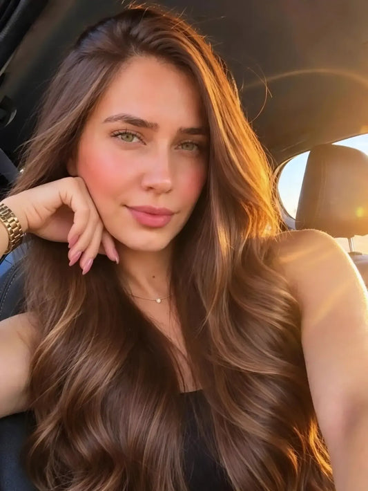 16 Glossy Golden Brown Hair Color Looks