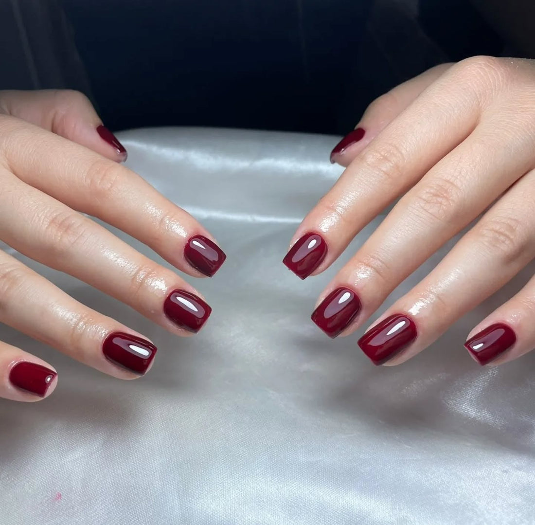 16 Cherry Color Nail Ideas That Work Year-Round