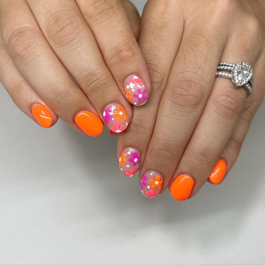 15 Orange Color Nail Ideas to Brighten Your Day