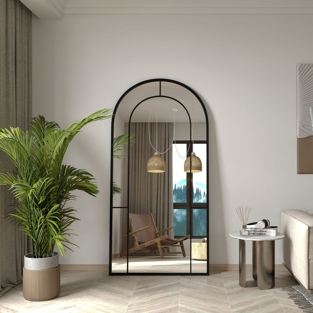 16 Trendy Living Room Wall Mirror Ideas for Contemporary Homes
