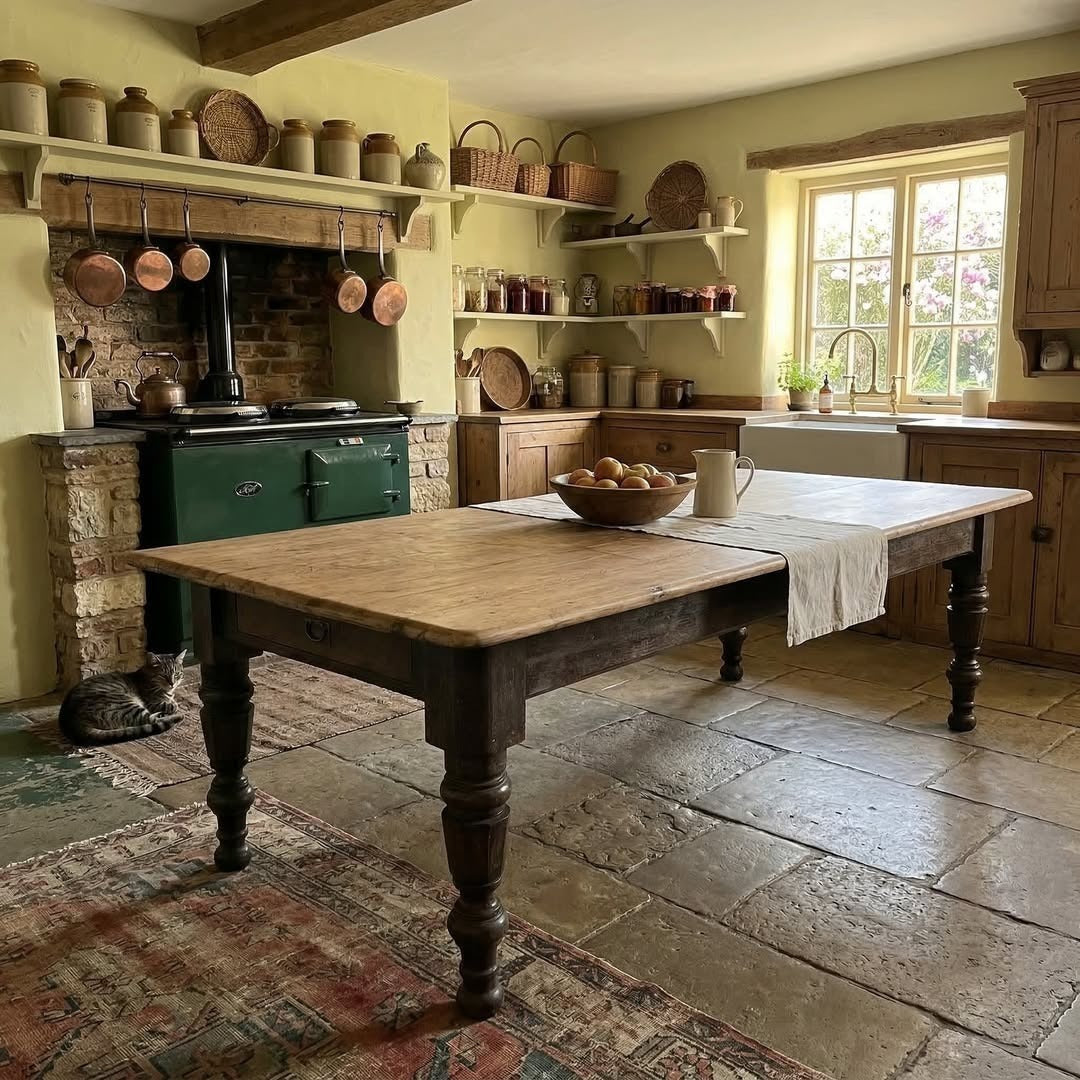 15 Antique Kitchen Design Ideas with Old-World Charm