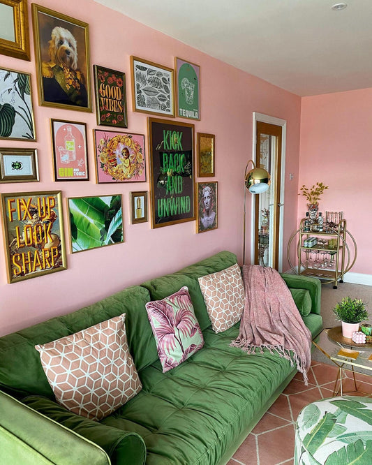 16 Green And Pink Living Room Ideas That Wow