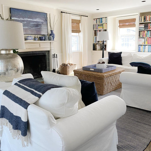 16 Blue and White Living Room Setups That Impress