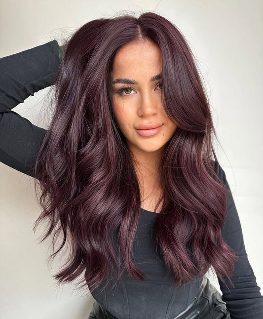 16 Deep Plum Hair Color 2026