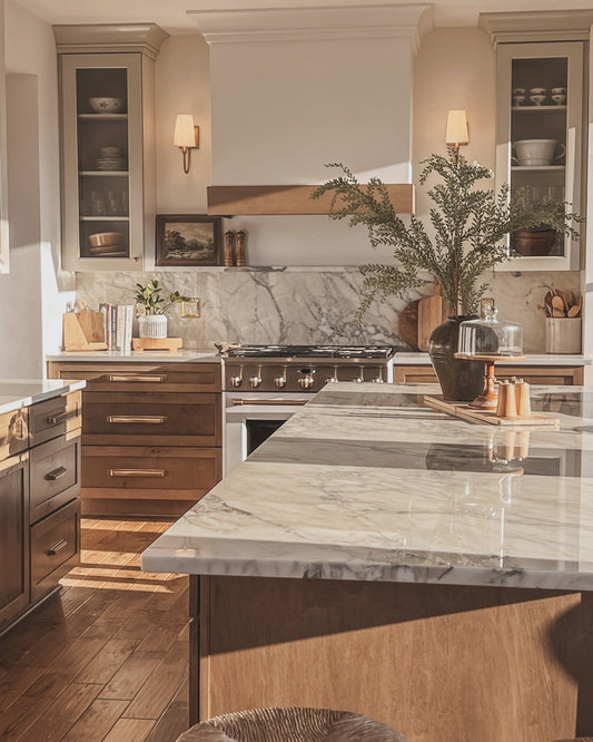 16 Luxury Marble Kitchen Backsplash Ideas