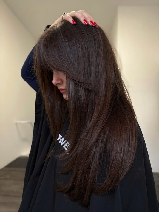 17 Flattering Long Layered Haircuts with Bangs