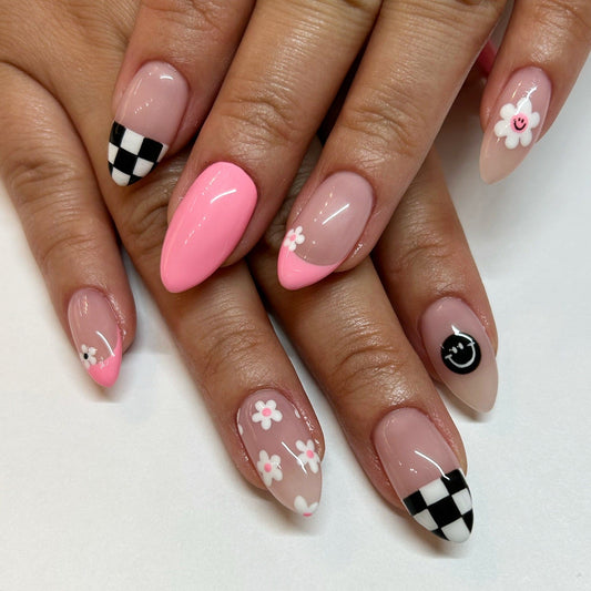 18 Pink And Black Nail Ideas Perfect For Any Season