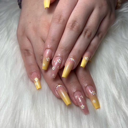 17 Amazing Yellow Coffin Nail Ideas 2026
