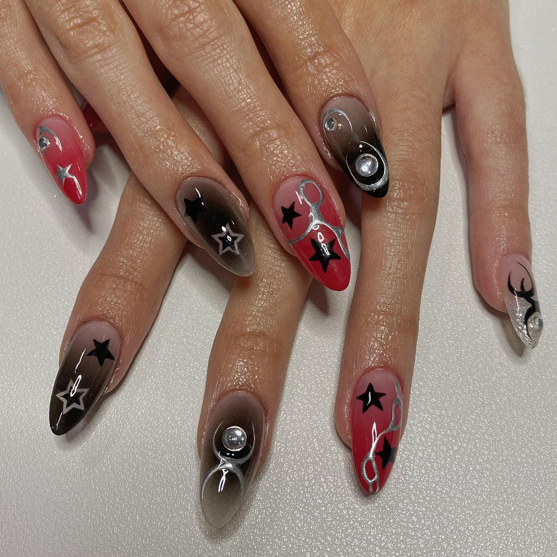 15 Creative Red And Black Nail Ideas For Trendsetters