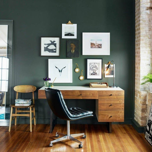 6 Dark Green Office Ideas to Try This Season