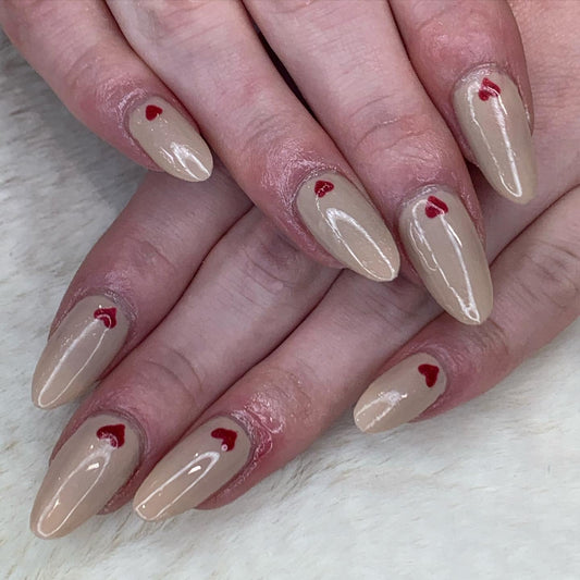 16 Simple Heart Nail Ideas 2026