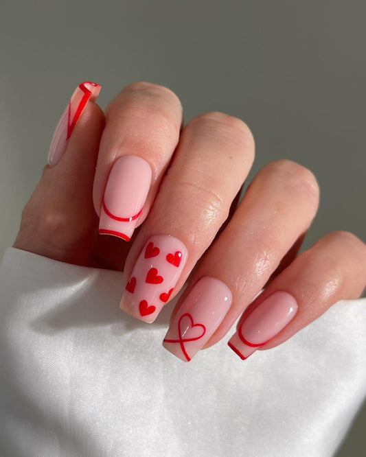 16 Timeless Heart Nail Looks You Need