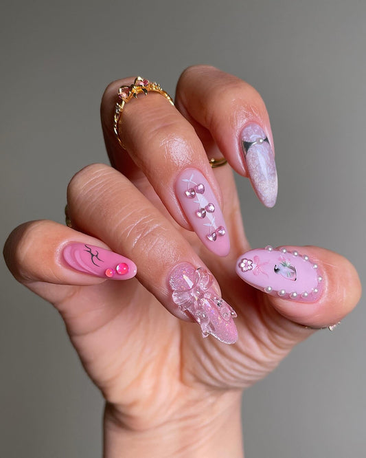 15 Inspiring Nail Ideas with Bows for Every Style