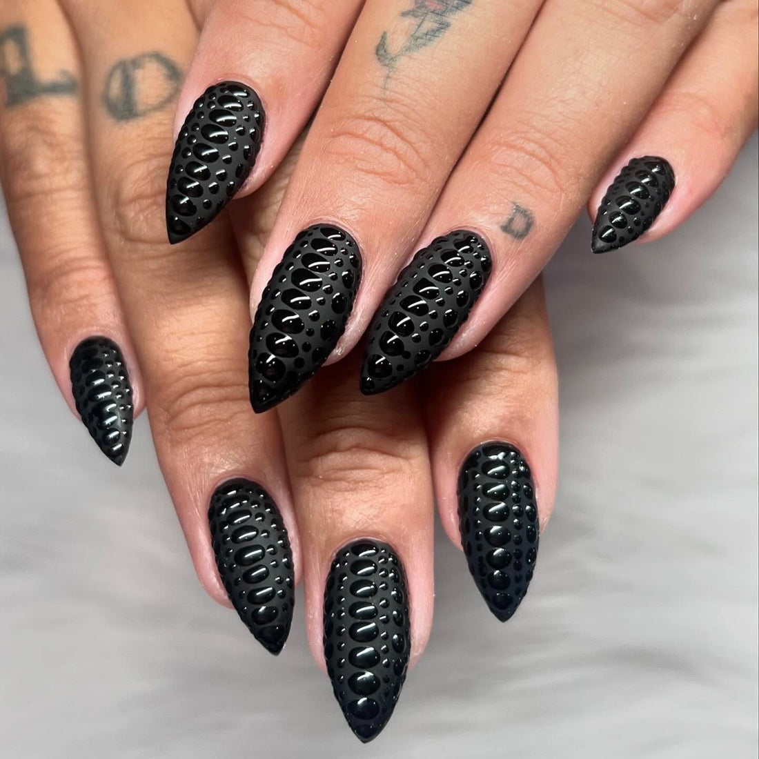 17 Trendy Matte Black Nail Ideas to Try This Year