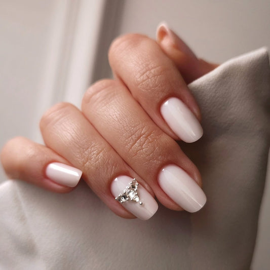 20 Elegant Milky Nail Styles for Subtle Beauty