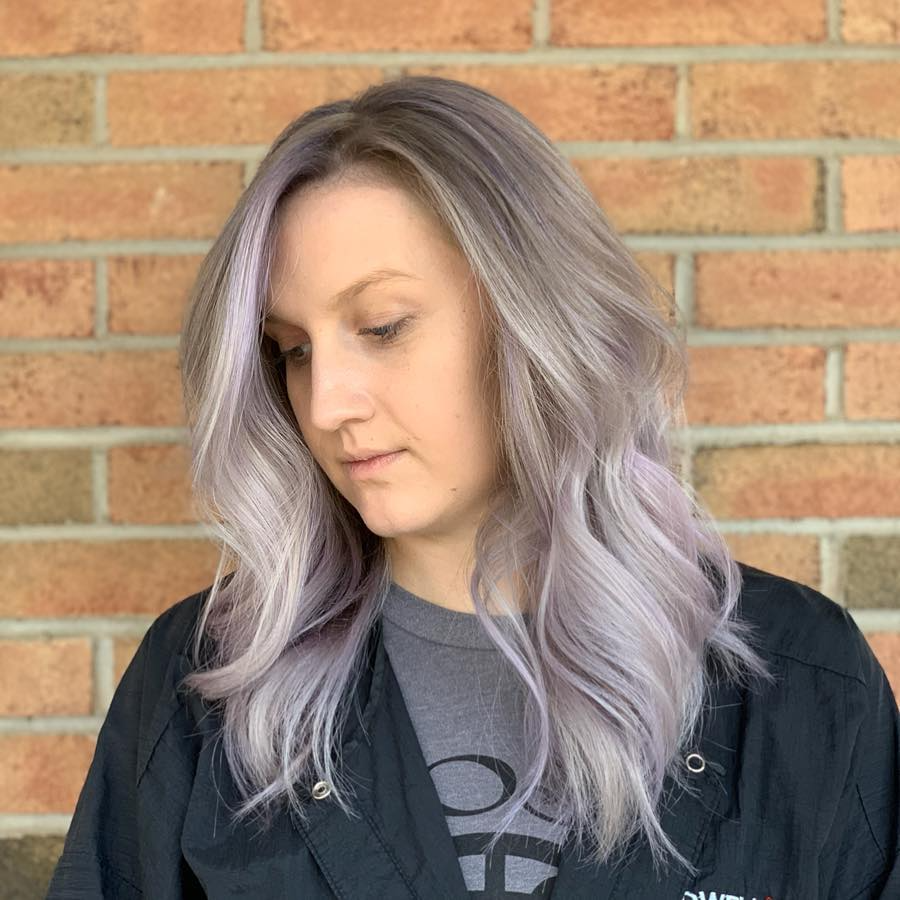 16 Dreamy Silver Lavender Hair Looks