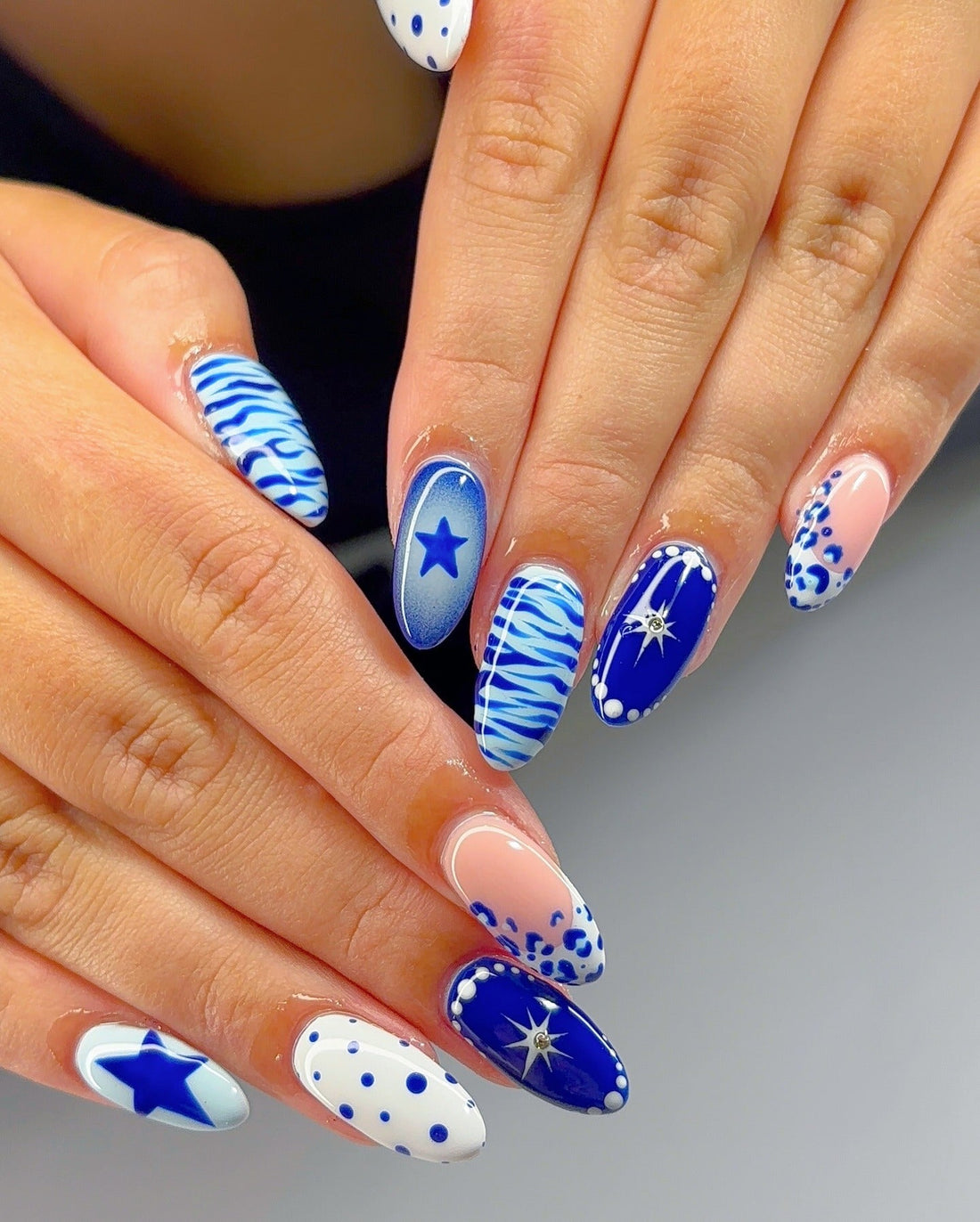 16 Cute Blue Nail Ideas for 2026 Style Inspo