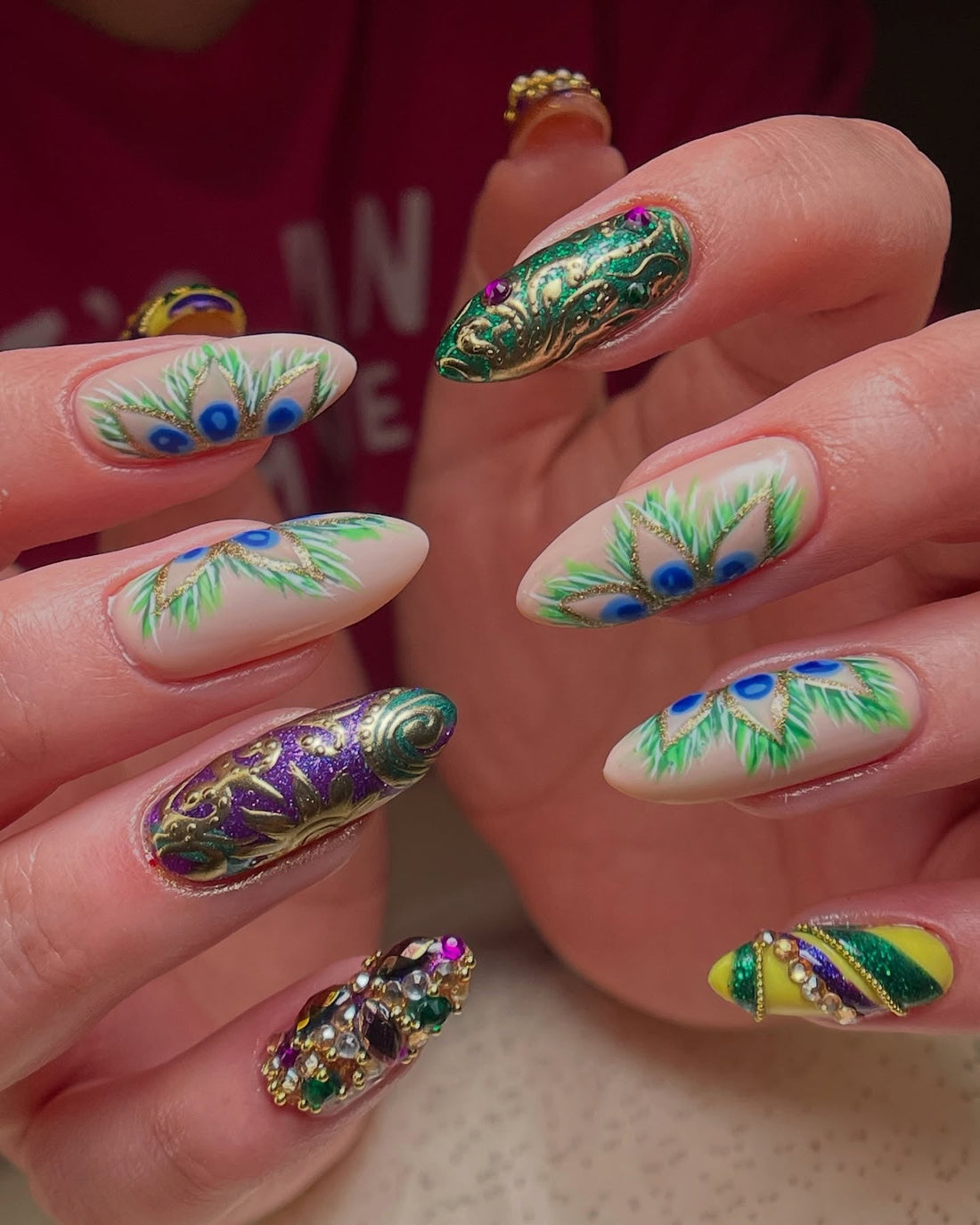17 Mardi Gras Nail Ideas for Bold and Beautiful Nails