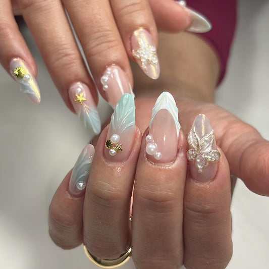 15 Beachy Nail Ideas to Elevate Your Summer Mani