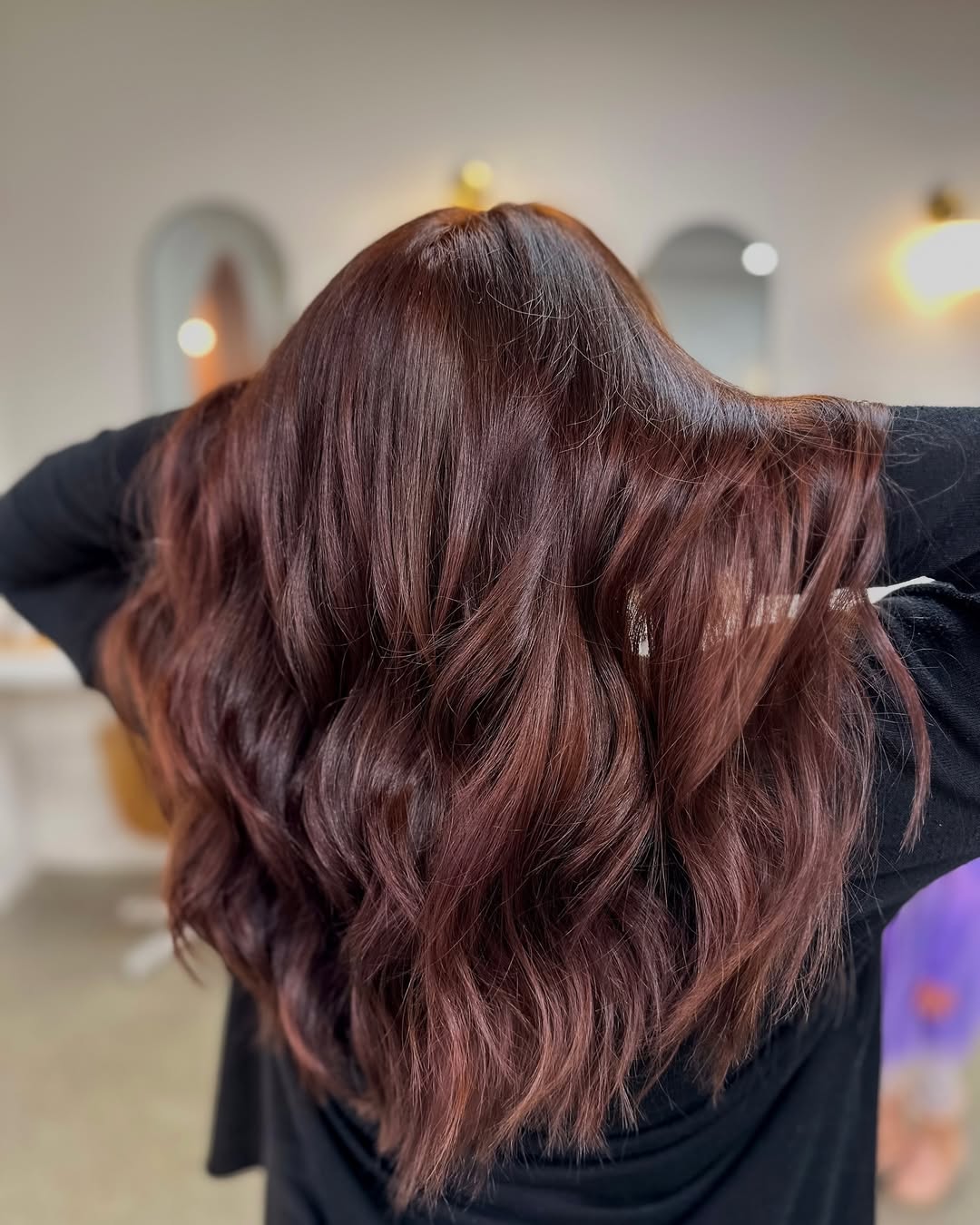 18 Trendy Dark Auburn Hair Color Examples